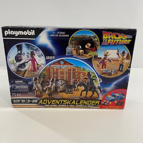 Playmobil Back To The Future Adventskalender 70576 75-Piece Set Ages 5-99 Iconic - Picture 3 of 14